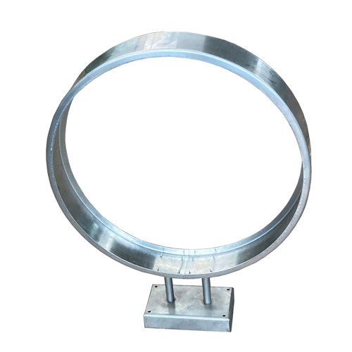 Nasendisplay Leuchtdisplay Standdisplay geschweißter Stahlring und Aufsatz